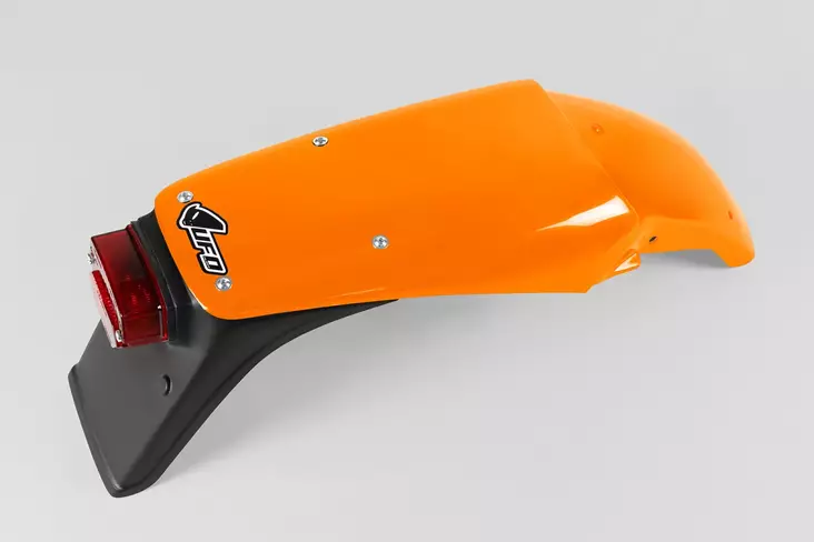 UFO Enduro rear fender whit tail/stop light KTM125-360 SX 93-97 Orange - Moottoripyörän lokasuojat - D357727 - 1