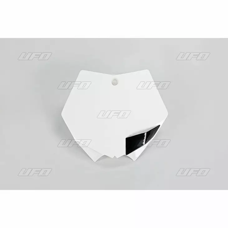 UFO Etunumerokilpi KTM125-525 SX/SXF 07-12 Valkoinen - Moottoripyörän numerokilvet - D219207 - 1