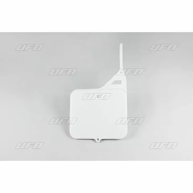 UFO Etunumerokilpi RM125/250 87-95 Valkoinen 041 - Moottoripyörän numerokilvet - D270007 - 1