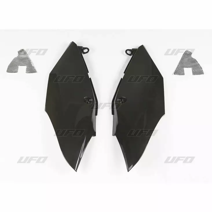UFO Sivunumerokilvet CRF250R/RX 18-21 / CRF450R/RX 17-20 Musta 001 - Moottoripyörän numerokilvet - D242137 - 1
