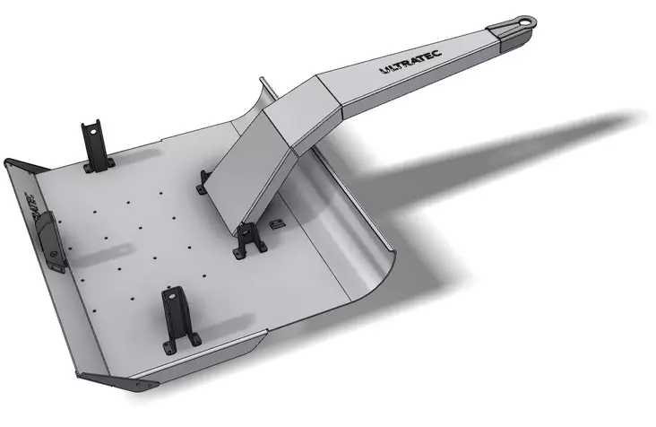 Ultratec Latuhöylä 75cmx75cm paino 20kg - Moottorikelkan reet & pulkat - D328567 - 1