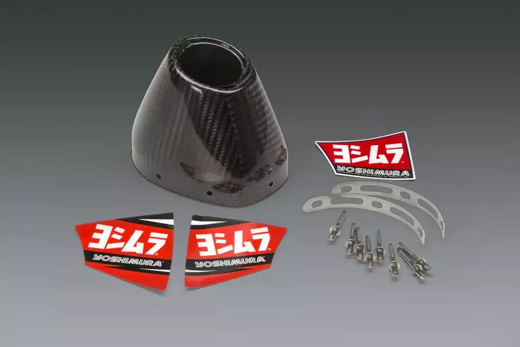 Yoshimura Rs4 Carbon End Cap - Moottoripyörän äänenvaimentimen varaosat - D131467 - 1