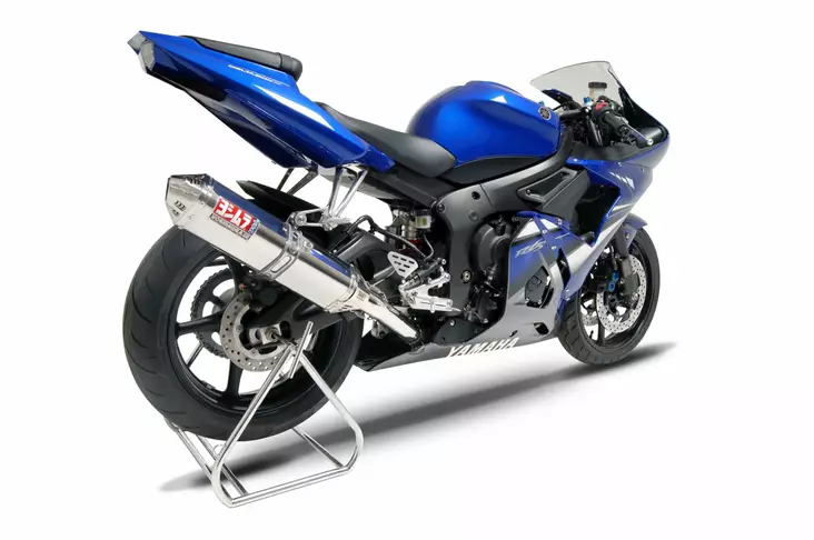 Yoshimura Slip-On Yamaha Yzf-R6 2003-05/R6S 2006-09 Race Trc So Ss-Ss-Ss - Moottoripyörän äänenvaimentimet - D334237 - 1