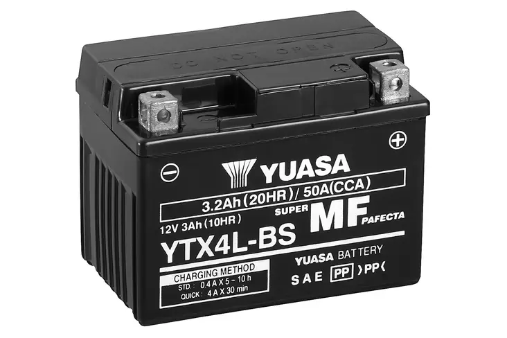 Yuasa akku YTX4L-BS (cp) Happopatruuna mukana (5) - Akut - D777 - 1