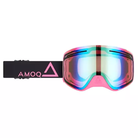 AMOQ Vision Vent+ Magnetic Ajolasit Musta-Pinkki - Kulta Peili - Kelkkailu ajolasit & linssit - D475228 - 1