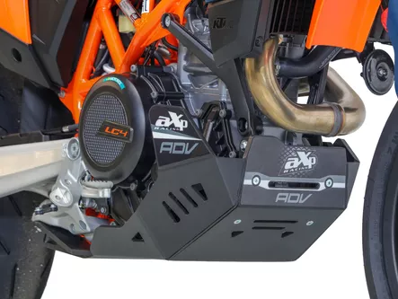 AXP Adventure Skid Plate HDPE 8mm Black KTM 690 / Husqvarna 701 26- - Moottoripyörän pohjapanssarit - D546648 - 2