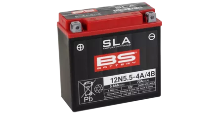 BS Battery 12N5.5-4A/4B (FA) SLA - Sealed & Activated - Akut - D262648 - 1