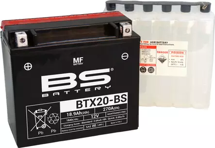 BS Battery BTX20-BS MF (cp) Maintenance Free - Akut - D262578 - 1