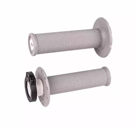 ODI No-Waffle MX V2 Lock-On Grip Grey Soft - Moottoripyörän kahvakumit - D509898 - 1