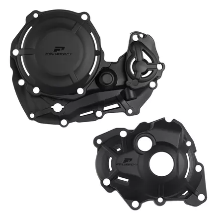 Polisport Extreme Clutch+Igni. prot. EXC-F FE/EC-F 250/350 24-.. Black - Moottoripyörän moottorin suojakopat - D522328 - 1