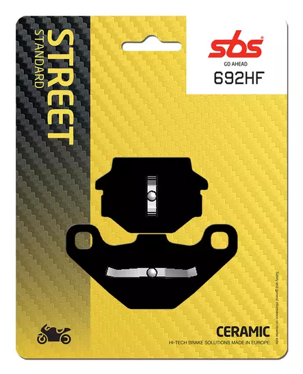 Sbs Jarrupalat Ceramic - Moottoripyörän jarrupalat - D91508 - 2