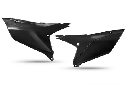 UFO Sivunumerokilvet YZ450F 23-.. YZ250F 24-.. Musta 001 - Moottoripyörän numerokilvet - D465408 - 1
