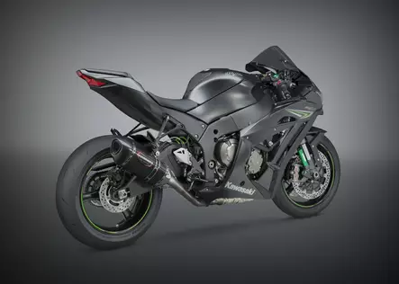 Yoshimura 3/4 System Exhaust Kawasaki Zx-10R/Rr 2016-20 Race Alpha 3Qtr Ti-Cf-Cf - Moottoripyörän pakoputkistot - D334288 - 1