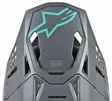 Alpinestars Lippa S-M8 - RADIUM Harmaa/sinivihreä - Offroad kypärien lipat - D271548 - 1