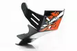AXP Xtrem HDPE Skid Plate Black KTM/Husqvarna 4-T 16-18 - Moottoripyörän pohjapanssarit - D243638 - 1
