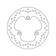 Brembo Serie Oro jarrulevy - Moottoripyörän jarrulevyt - D157428 - 1