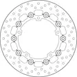 Brembo Serie Oro jarrulevy kelluva - Moottoripyörän jarrulevyt - D190938 - 1
