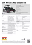 Can-Am 26 Maverick X RS SAS Turbo RR Dusty Navy Satin - Can-Am mönkijät 2026 mallisto - 142148 - 3