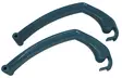 C&A PRO Kahvat Teal - Moottorikelkan sukset - D303428 - 1
