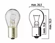 Flösser Polttimo P21W 12V 21W BA15s - Polttimot - D332848 - 1