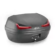 Givi Black Monolock Topcase 45Lt Red Reflect. - Moottoripyörän kovat laukut - D501578 - 1