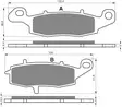 GOLDFREN Bromspinta 124 Ceramic carbon S3 - Moottoripyörän jarrupalat - D311098 - 1