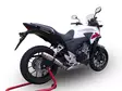 GPR Honda Cb 500 X 2016/18 e4 EC-Approv. slip-on exhaust Deeptone Inox - Moottoripyörän äänenvaimentimet - D427418 - 5