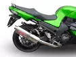 GPR Kawasaki Zzr 1400 2008/11 Pair EC-Approv. slip-on exhaust Trioval - Moottoripyörän äänenvaimentimet - D422888 - 6