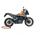 GPR Ktm Adventure 390 2021 e5 EC-Approv. slip-on exhaust GP Evo4 Titanium - Moottoripyörän äänenvaimentimet - D426908 - 8
