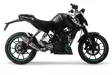 GPR Ktm Duke 125 2011/16 e3 EC-Approv. slip-on exhaust catalized Deeptone Inox - Moottoripyörän äänenvaimentimet - D427928 - 4