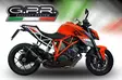 GPR Ktm Superduke 1290 R 2014/16 e3 EC-Approv. slip-on exhaust Furore Nero - Moottoripyörän äänenvaimentimet - D428018 - 10