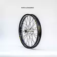 Haan wheel Fantic XX/XE 17-5,00 BLACK RIM/SILVER HUB - Moottoripyörän täydelliset vanteet - D474678 - 1