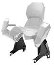 Kimpex Seat Jack LT/DX Kiinnityssarja BRP - Moottorikelkan penkit - D523358 - 1