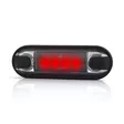 Monsterlux Horus Black Optic Punainen Led-Äärivalo Ovaali Taso- Ja Putkipintaan - Mönkijän valot - D550078 - 2