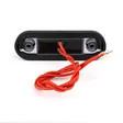 Monsterlux Horus Black Optic Punainen Led-Äärivalo Ovaali Taso- Ja Putkipintaan - Mönkijän valot - D550078 - 4