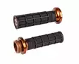 ODI Street V-TWIN Lock-On HART-LUCK Full-Waffle BLACK/Bronze/bronze - Moottoripyörän kahvakumit - D510198 - 1