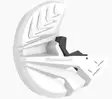 Polisport Disk c/bottom fork p Beta RR 4T/2T(19-..) white/black (8) - Moottoripyörän haarukansuojat - D400288 - 1