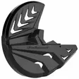 Polisport Disk w/bottom fork prot YZ125/250 YZ250/450F(08-..) black/black (8) - Moottoripyörän haarukansuojat - D344238 - 1
