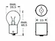 Polttimo 12v 15w Ba 15s - Polttimot - D495138 - 1