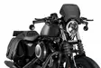 Puig Aluminium Front Plate For Harley Davidson C/Black - Moottoripyörän katteet & tuulenohjaimet - D336888 - 1