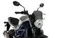 Puig Aluminium Front Plate Universal Fork /Black - Moottoripyörän katteet & tuulenohjaimet - D336918 - 1