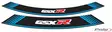 Puig Kit 8 Rim Strips Gsxr C/Blue - Moottoripyörän vanneteipit - D298668 - 1