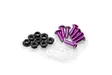 Puig Screw Kit C/Violet - Moottoripyörän tuulisuojien tarvikkeet - D296708 - 1