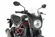 Puig Semifairing Carbon Look Suzuki Sv650 16'- C/Clear - Moottoripyörän katteet & tuulenohjaimet - D337868 - 1