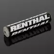 Renthal Shiny Pehmuste Musta - Moottoripyörän ohjaustangon pehmusteet - D446308 - 1