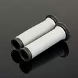 Renthal Tupet Road Dual Compound Harmaa/Musta - Moottoripyörän kahvakumit - D446288 - 1