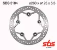 Sbs Jarrulevy Standard - Moottoripyörän jarrulevyt - D241798 - 1