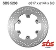 Sbs Jarrulevy Standard - Moottoripyörän jarrulevyt - D241868 - 1