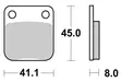 Sbs Jarrupalat Carbon Tech - Moottoripyörän jarrupalat - D220488 - 1