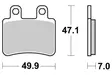 Sbs Jarrupalat Carbon Tech - Moottoripyörän jarrupalat - D220568 - 1